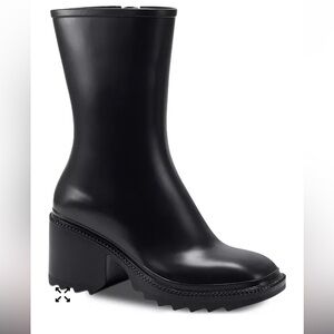 INC International Concepts Black Rain Boots